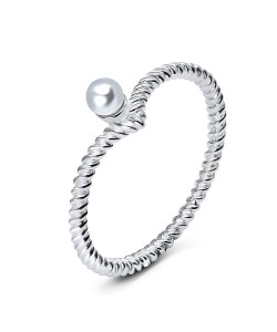 Pearl Silver Rings NSR-2905